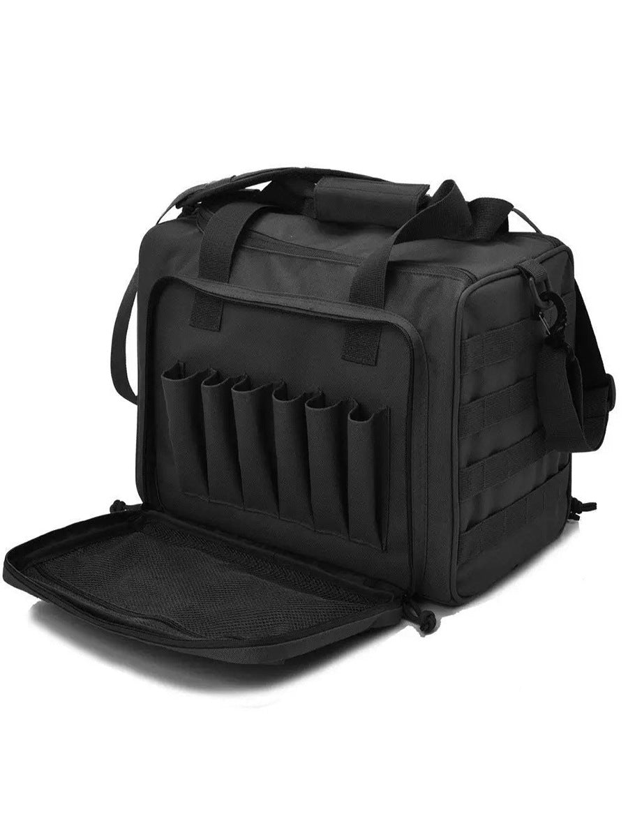 
  
  Outdoor Tactical Multifunctional Large Capacity Storage Sports Handbag Gun Bag Oxford Waterproof Field Army Fan Bag
  
