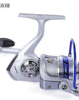 YUMOSHI AF1000-7000 12BB Gear Ratio 5.5:1 Half Metal Fishing Spinning Reel Machined aluminum Spool with Exchangeable Handle