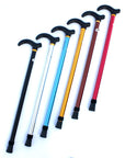 Aluminum Alloy Telescopic Crutch, Two Section Telescopic Crutch, Anti Slip Elderly Walking Stick, Mountain Climbing Stick