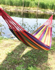 280*80cm  Camping Portable Outdoor Hammock Folding Single Hanging Canvas Hammock