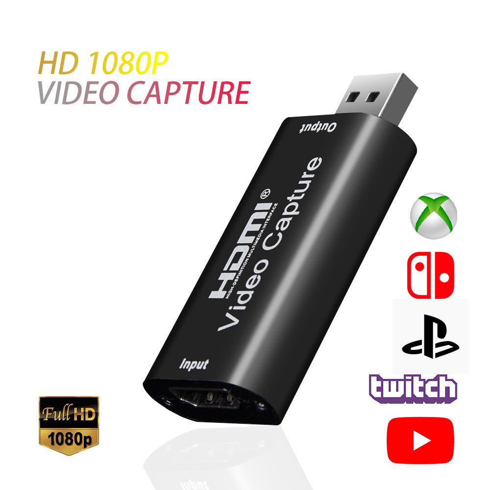 
  
  USB 2.0 HD Video Capture Card Video Capture Usb To Hdmi Game Live Capture Device
  
