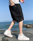 Ice Silk Shorts Mens Summer Thin Outwear Quick Drying Casual Pants Mens Five Point Trend Beach Basketball Sports Pants