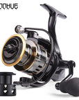 LINNHUE Fishing Reel HE7000 Max Drag 10kg 5.2:1 High Speed Metal Spool Spinning Reel Saltwater Reel carp Reel Fishing Send Line