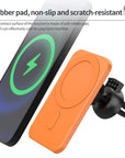 15w Magnetic Car Wireless Charger Phone Stand For Iphone 12 ProMax 12Mini Magsafe Car Holder