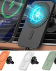 15w Magnetic Car Wireless Charger Phone Stand For Iphone 12 ProMax 12Mini Magsafe Car Holder