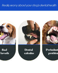 Dog Toothbrush Soft Pet Cat Toothbrush withThree Sided Dogs Rubber Tooth Brush Bad Breath Tartar Teeth Tool Pet Accessories