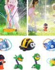 Summer Cool Fun Bath Toys Ball Water Squirting Sprinkler Baby Bath Shower Kids Toys