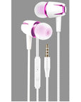 Luminous Headset 3.5mm Plug Wired Glowing Earphone with Mic Volume Control Bass Earbud for IPhone Samsung Huawei Xiaomi Phone Pc