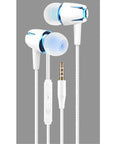 Luminous Headset 3.5mm Plug Wired Glowing Earphone with Mic Volume Control Bass Earbud for IPhone Samsung Huawei Xiaomi Phone Pc