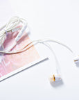 Luminous Headset 3.5mm Plug Wired Glowing Earphone with Mic Volume Control Bass Earbud for IPhone Samsung Huawei Xiaomi Phone Pc