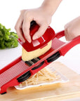 Mandoline Slicer Vegetable Cutter with Stainless Steel Blade Manual Potato Peeler Carrot Cheese Grater Dicer Kitchen Tool