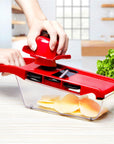 Mandoline Slicer Vegetable Cutter with Stainless Steel Blade Manual Potato Peeler Carrot Cheese Grater Dicer Kitchen Tool