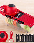 Mandoline Slicer Vegetable Cutter with Stainless Steel Blade Manual Potato Peeler Carrot Cheese Grater Dicer Kitchen Tool