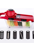 Mandoline Slicer Vegetable Cutter with Stainless Steel Blade Manual Potato Peeler Carrot Cheese Grater Dicer Kitchen Tool